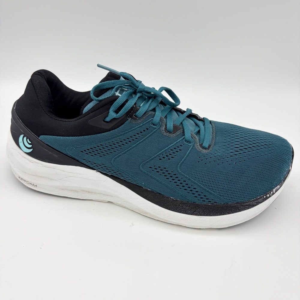 Topo Athletic Phantom 2 Womens 10 Running Shoes Teal Black Lightweight Sneakers - Picture 3 of 10